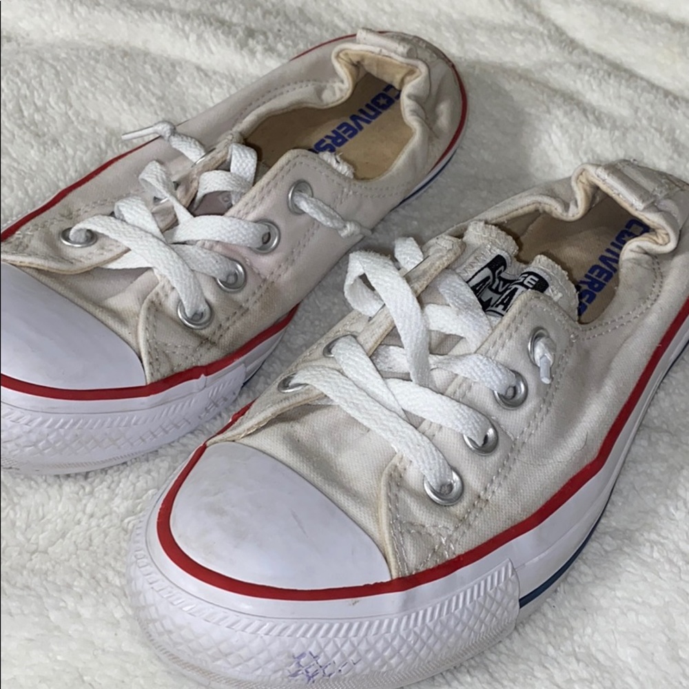 White Converse Slip-Ons🤍